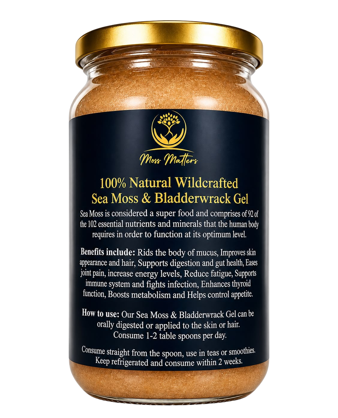 Sea Moss and Bladderwrack Gel - Moss Matters
