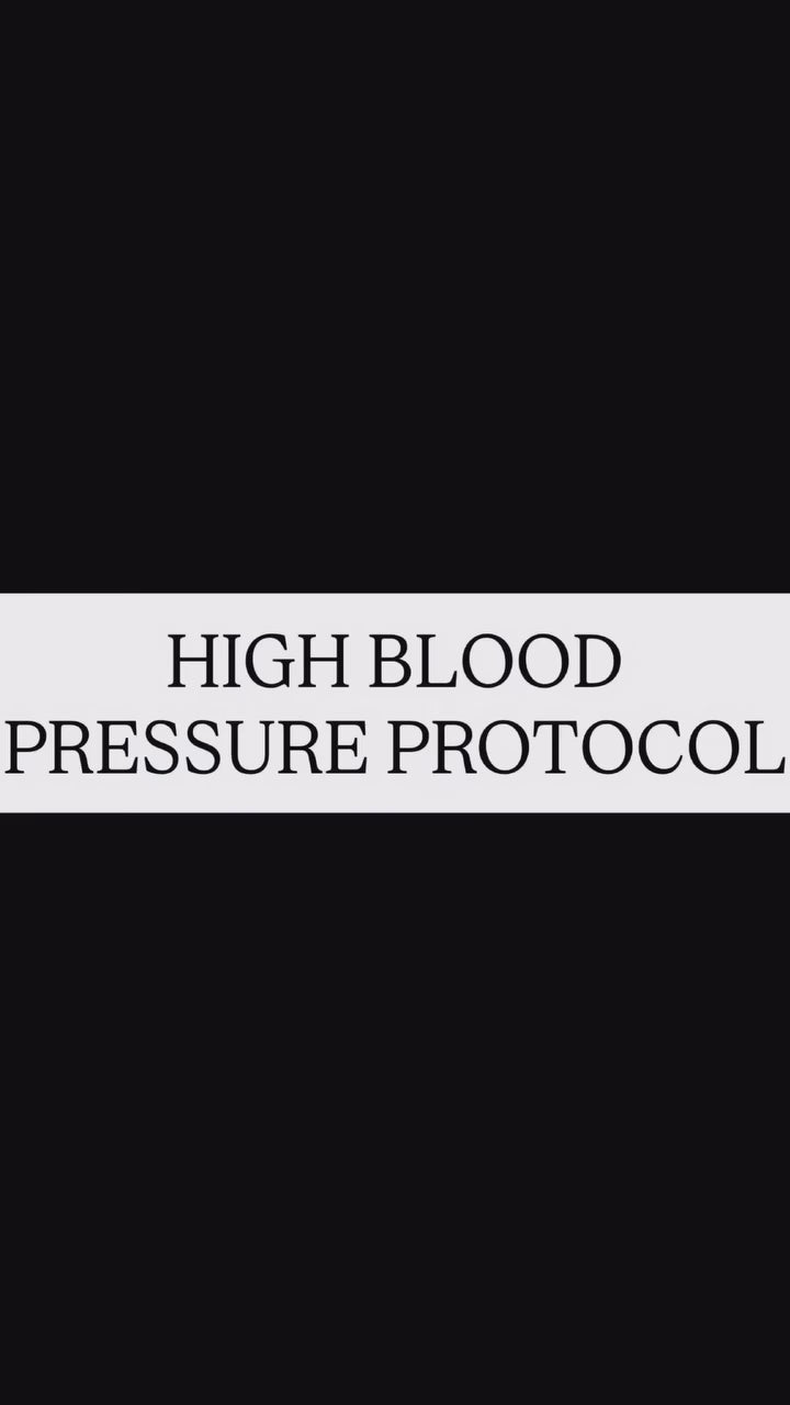 High Blood Pressure Protocol